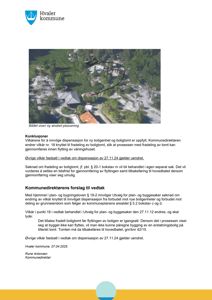 Et flyfoto eller luftfoto som viser en bygning og omgivelsene, med en tegnet sirkel som markerer en ønsket plassering.