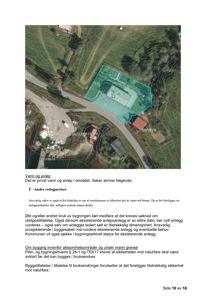 Et kart som viser eiendomsgrenser, eiendomsnummer og topografi (konturlinjer) for et område.