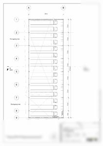 Plantegning som viser romfordeling og dimensjoner for en bygning.