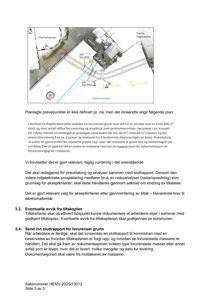 Et kart som viser et område med forurensning, inkludert Marineholmen, Gamle Nygårdstbro og Solheimsviken. Kartet inneholder også markerte prøvetakingspunkter (1-9) og høydemålinger.