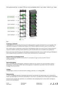 Snittegning som viser ny trappeløsning i etasjehøyde.