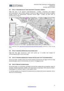 Kart over Drammensveien med markerte faresoner for kvikkleireskred og eiendomslokasjon.