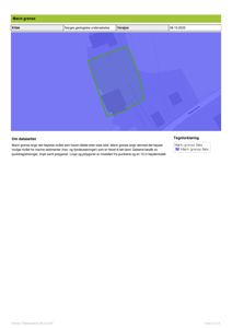 Et kart som viser en marin grense (høyeste havestandsnivå) over et område med bygninger og veier.