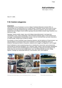 Et collage av flere fotografier som viser eksisterende bygninger, industriområder og planlagte områder i nabozonen og langs elva.