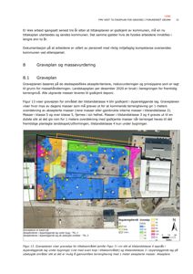Et kart over et område med fargekodet informasjon om gravedybde og reguleringer.