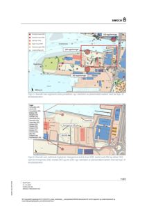 Kart som viser en oversikt over registrerte arter og fuglelokaliteter i et planområde, med markeringer for trusselstatus og artsnavn.