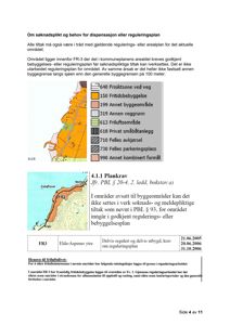 Kart over et område (FR3 Elda-Aspenes ytre) med arealbruksinndeling og tekst om reguleringsplan.