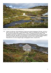 Fotografier av Nivåvatn III og Brakka med tilhørende tekstbeskrivelser.