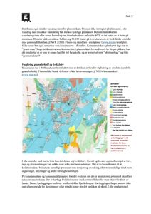 Et kart over et planområde som viser geologiske lag (leir, morene, sand) og grunnforhold med fargekoding.