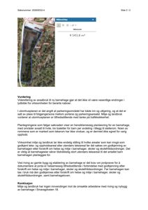 Et flyfoto eller kartutsnitt som viser et areal med overlagte polygoner (blå og røde) for å markere ulike soner, samt en tekstboks med arealmål.