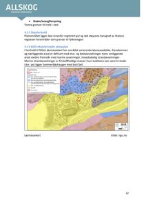 Løsmassekart som viser løsmassedekke, elve- og bekkeavsetninger i et planområde.