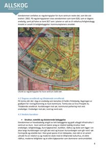 Et utsnitt av en reguleringsplan som viser eiendomsgrenser og arealbruk.
