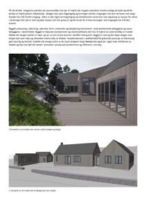 3D-visualiseringer (renderinger) av en boligprosjekt. Bildene viser fasade, terrengforhold og byggets plassering i forhold til omgivelser.