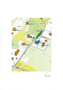 Situasjonsplan som viser tomtens beliggenhet i forhold til nabolag, vei (Rørosvegen), høydemål og grunneiergrenser.