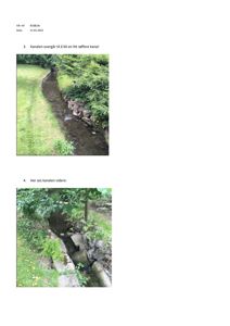 Fotografier av en kanal i en byggesak