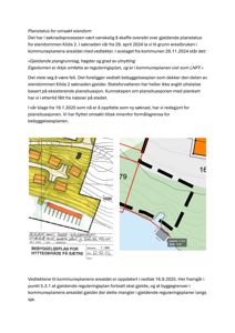 Situasjonsplan som viser eiendomsgranser, bebyggelse og topografi (konturlinjer) for et område ved sjø.