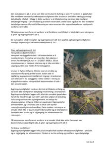 Bildet viser to flyfotografier (satellittbilder) av et kystområde med en bygning (gapahuk) og omgivelsene. Bildene er brukt i en rapport for å vurdere inngrep i strandsone.