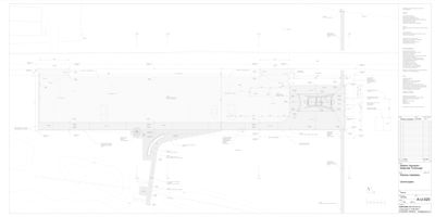 Situasjonsplan som viser bygningens plassering i forhold til vei, naboeiendom og innkjøringsvei.
