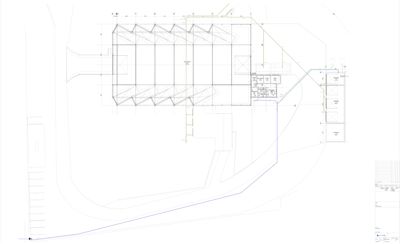 Situasjonsplan som viser bygningens plassering i forhold til tomme, veier og nabolag.