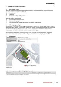 Situasjonsplan som viser plassering av det nye bygg (grønt) i forhold til eksisterende infrastruktur og vei.