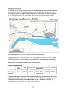 Et ortofoto (flyfoto) som viser et område med en planlagt kraftstasjon, tunnel og rør i Føssaberge.
