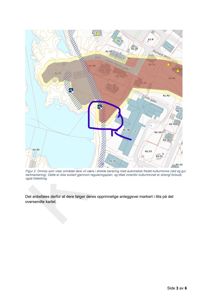 Et kart som viser et område med tomtenummer, gater (f.eks. Johan Hovds gate, Rids gate) og en markert soner med farger (rød, gul, blå).