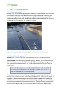 Fotografi av et fallbeskyttelsessystem (fallforhindrende system) installert på et flatt tak.