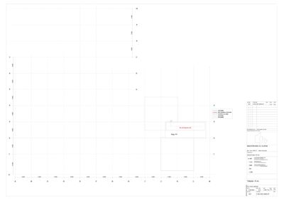 Etasjeplan (Tåplan) som viser romfordeling, dimensjoner og plassering av nye innganger.