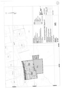 Detaljreguleringsplan for eiendom på Sleggså 37, som viser tomtens grenser, naboeiendommer, veier og detaljerte arealopplysninger.