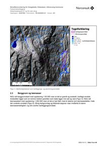 Et markfuktkighetskart over et kartleggingsområde, inkludert en tegnforklaring og en skala.