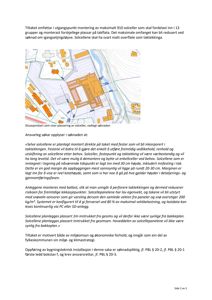 Situasjonskart som viser plassering av solceller på taket, vedlagt søknaden.