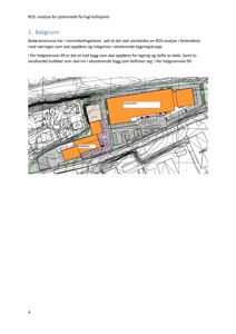 Situasjonsplan som viser plassering av nye og eksisterende bygg i forhold til omgivelsene, inkludert parkeringsplasser og vegger.