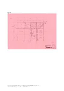 Etasjeplan (plantegning) som viser romfordeling, vegger og møblering for et kontorlokale.