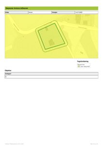Kart over støysoner for Avinors lufthavner, som viser et område med lavt støynivå.