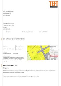 Et kartutsnitt (sannsynligvis fra et digitalt kartsystem) som viser eiendommen gnr. 18 bnr. 238 med en markør og omgivelsene.