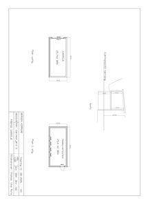 Etasjeplan (Plan 1. etg.) og snitt (Snitt) av en garasje og et hobbyverksted, med angitte mål og areal.