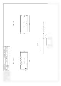 Etasjeplan (Plan 1. etg.) og snitt (Snitt) av en garasje og et hobbyverksted, med angitte mål og areal.