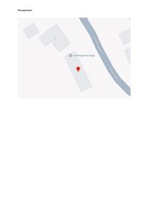 Et situasjonskart som viser bygningens plassering i forhold til Smellhaugvegen og Smellhaugen barnehage.