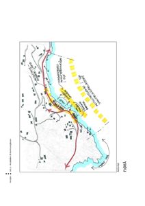 Situasjonsplan som viser bygningers plassering i forhold til vann og infrastruktur, med merking av ulike funksjoner som 'Aktivitet', 'Konsentrert aktivitet' og 'Sentrum'.