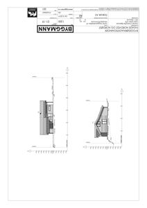 Fasadetegning som viser bygningens utseende sett fra nordvest og nordøst, inkludert takform, vinduer og fasadematerialer.