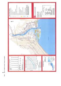 Et situasjonskart (Flaksoneskart) som viser tomtens beliggenhet i forhold til omgivelsene, inkludert vannveier, vei- og stedsnett, og topografi.