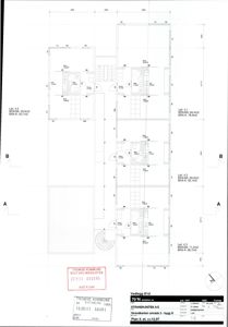 Etasjeplan (Plan 4. et.) som viser romfordeling, arealer (BRA/BA/BRA-K) og romnummerering for et fleretasjes bygg.