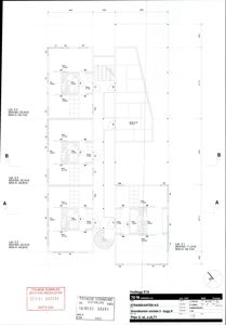 Etasjeplan (Plan 2. et.) for en bygning med romfordeling, mål og arealopplysninger.