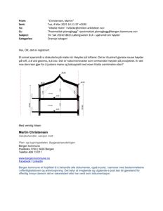 En tegning som viser et tverrsnitt av en bygning med angitte høyder (høyder på loft, gesims og osv.).