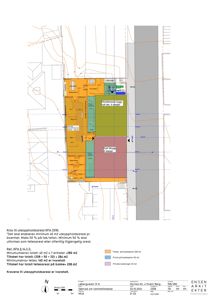 Etasjeplan som viser romfordeling, arealer og funksjoner i en bygning (her: Løbergveien 31 A).