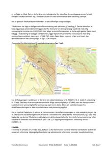Et kart som viser faresoner for steinsprang og snøskred i et område kalt 'Husefjell'. Kartet inneholder fargekoding for ulike faregrader og en forklaring på symbolene.