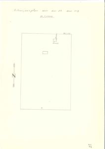 Situasjonsplan over eiendommen Bar 29, Bar 118 med målestokk 1:1000.