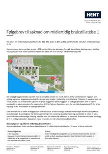 Situasjonsplan som viser bygningens plassering i forhold til eksisterende veier (ETA), nabolag (A-L) og utomhusarealer.