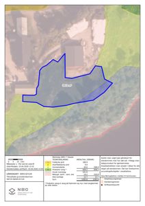 Gårdsplan med arealstatistikk og markslag (NIBIO)