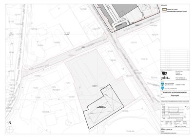 Situasjonsplan som viser tomtens plassering i forhold til gater (Anders Hovden-gata, Holmen-gata), nabotomter og eiendomsnummer.